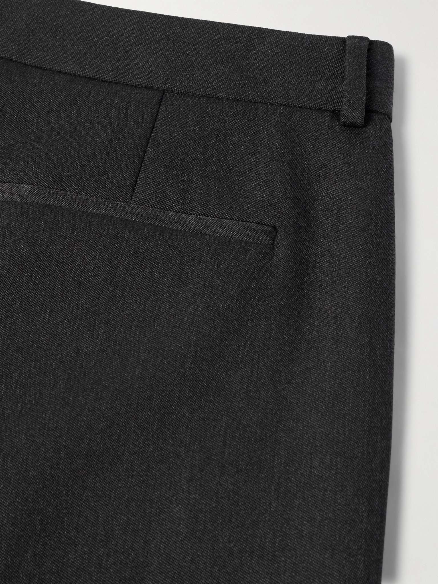 Straight-Leg Grain de Poudre Virgin Wool Trousers - 5