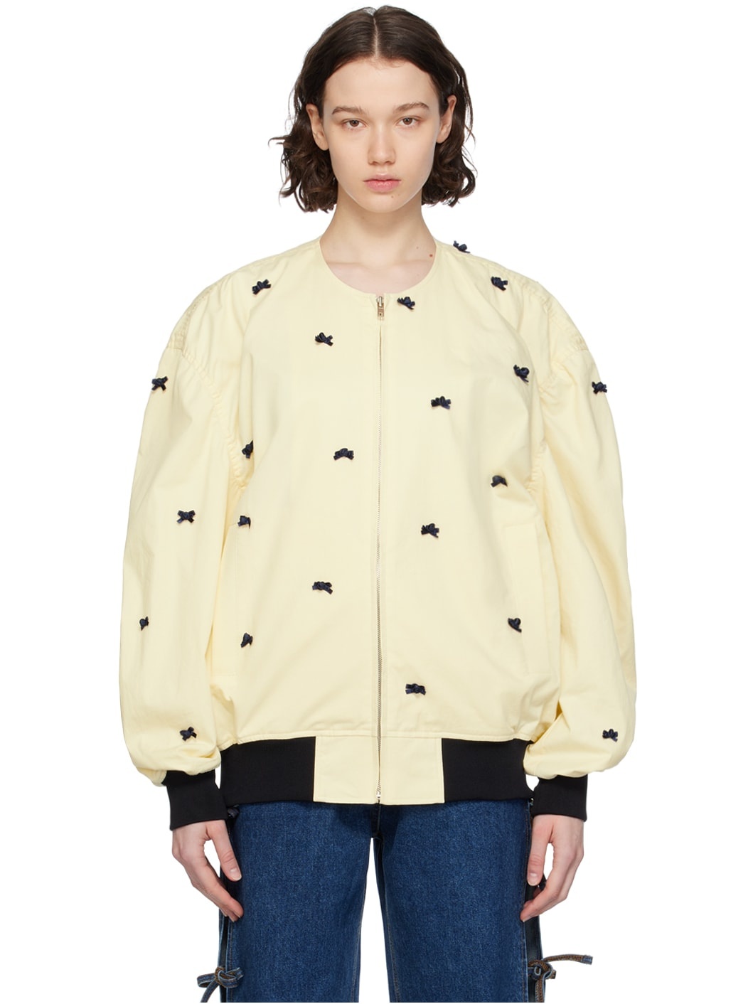 Yellow Ribbon Bomber Jacket - 1