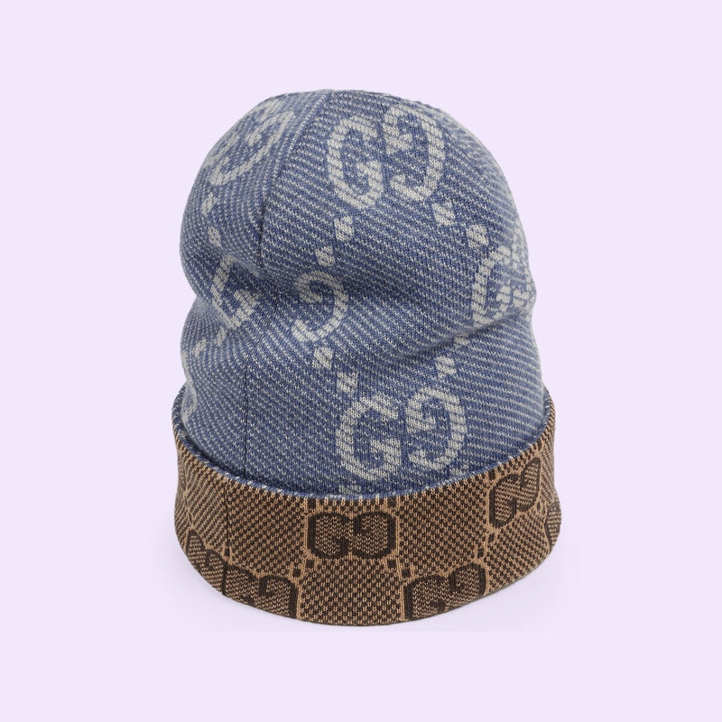 Reversible GG wool hat 8