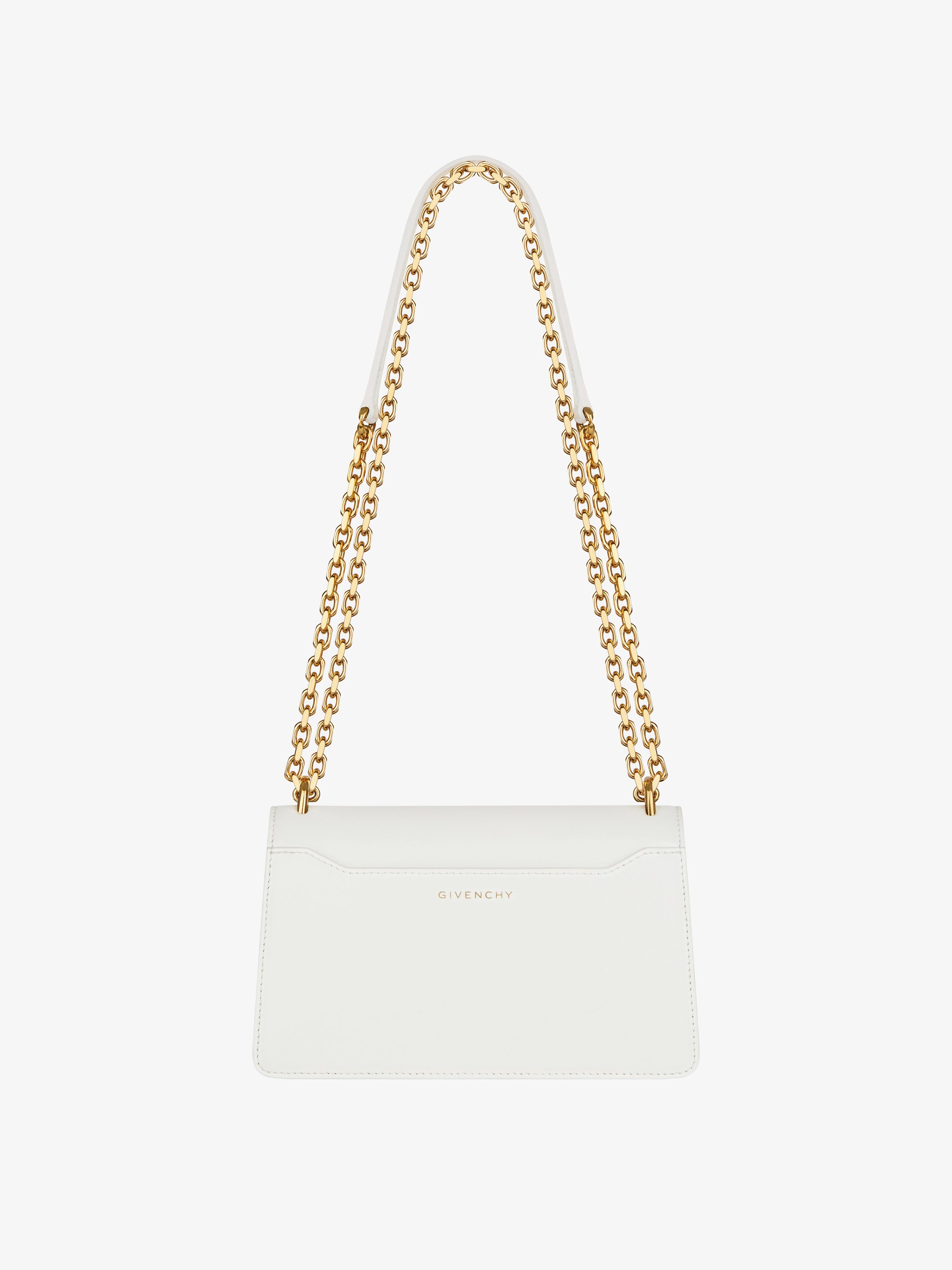 SMALL 4G BAG IN LEATHER WITH CHAIN - 5