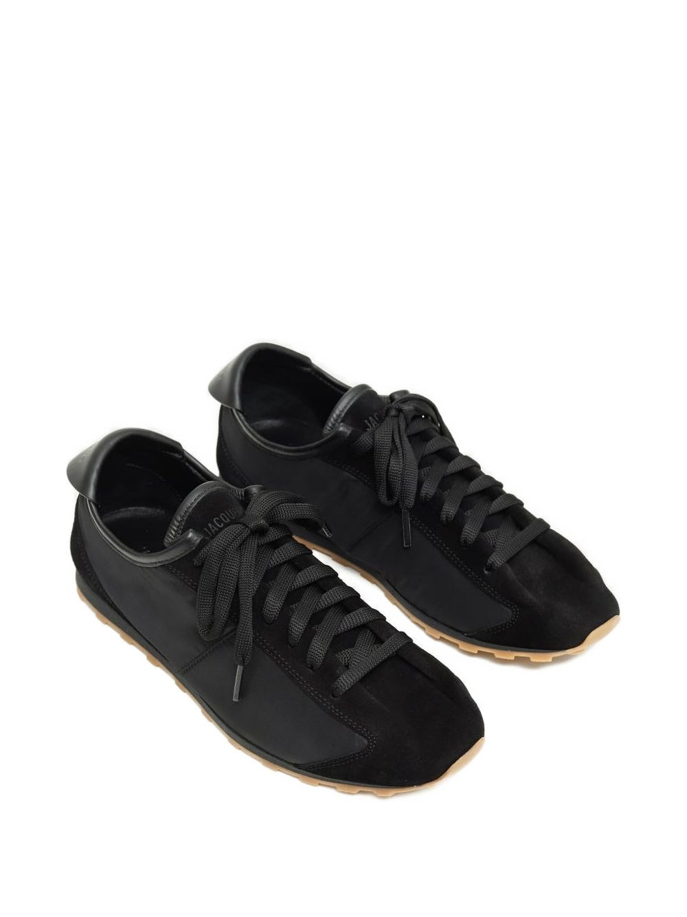 suede-panel nylon trainers - 2