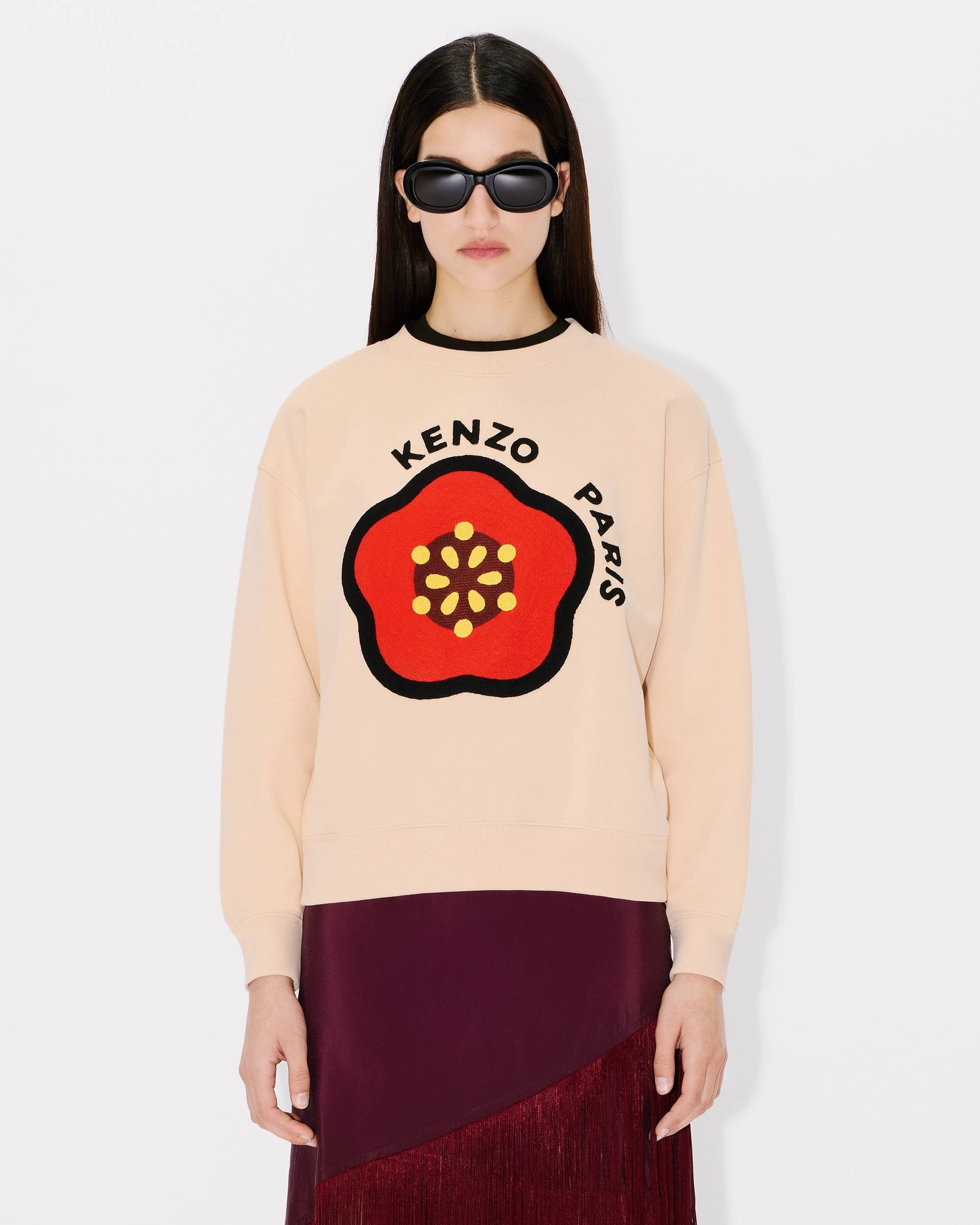 'KENZO Pop' embroidered sweatshirt in cotton - 3
