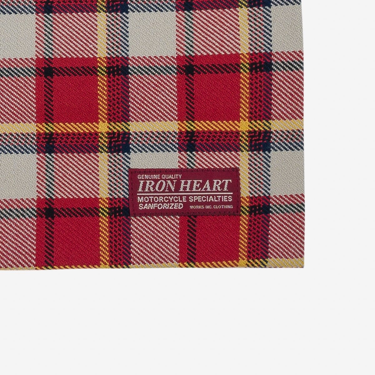 Ultra Heavy Flannel Small Block Check Cushion Cover - Red - 2