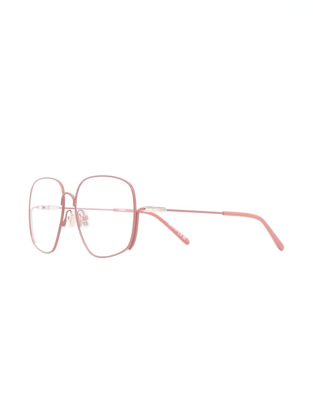 square-frame glasses - 2