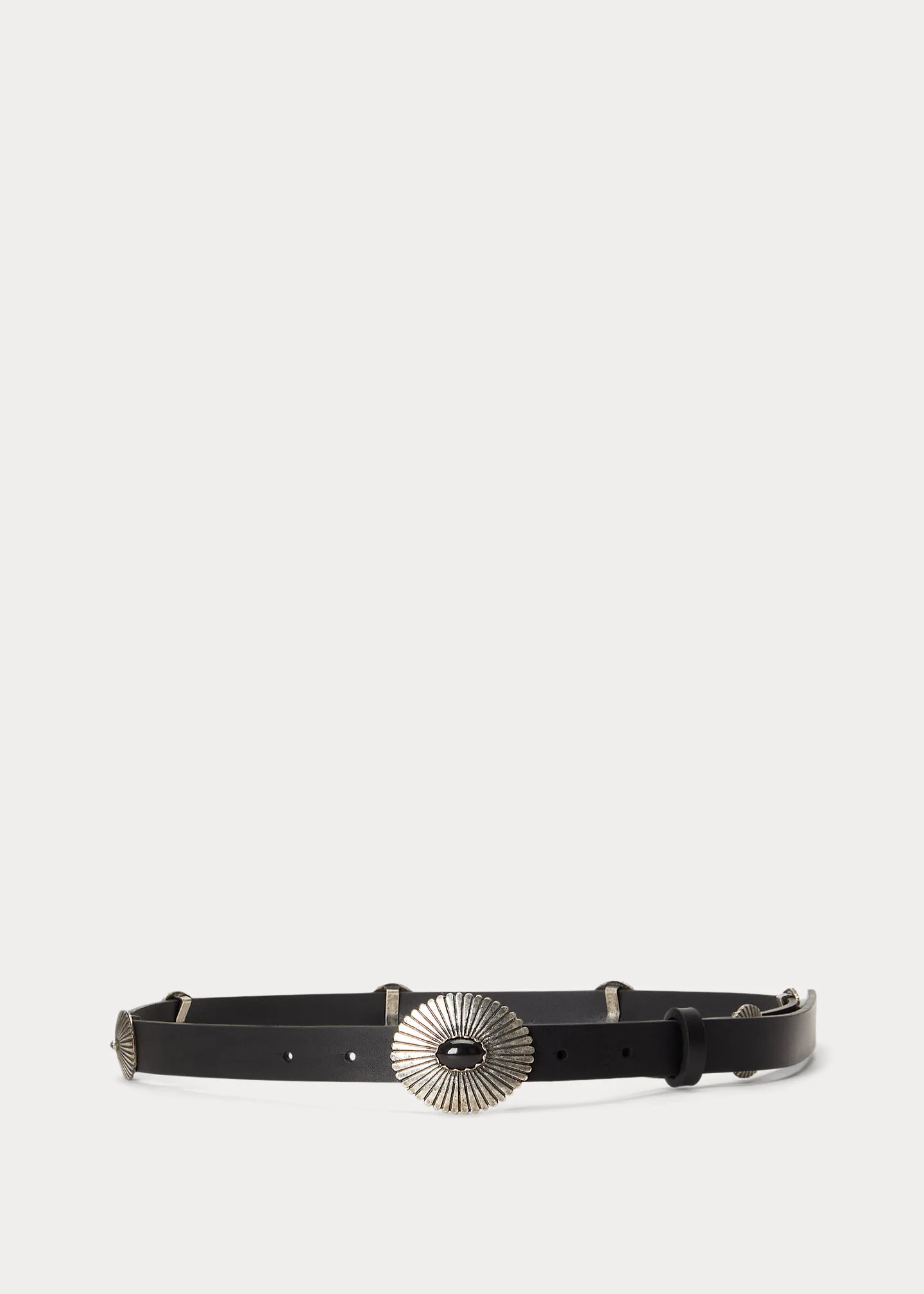 Leather Concho Belt - 1