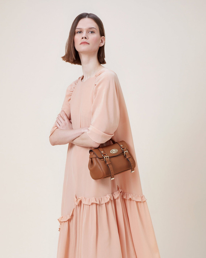 Mulberry Mini Alexa Chestnut Heavy Grain outlook