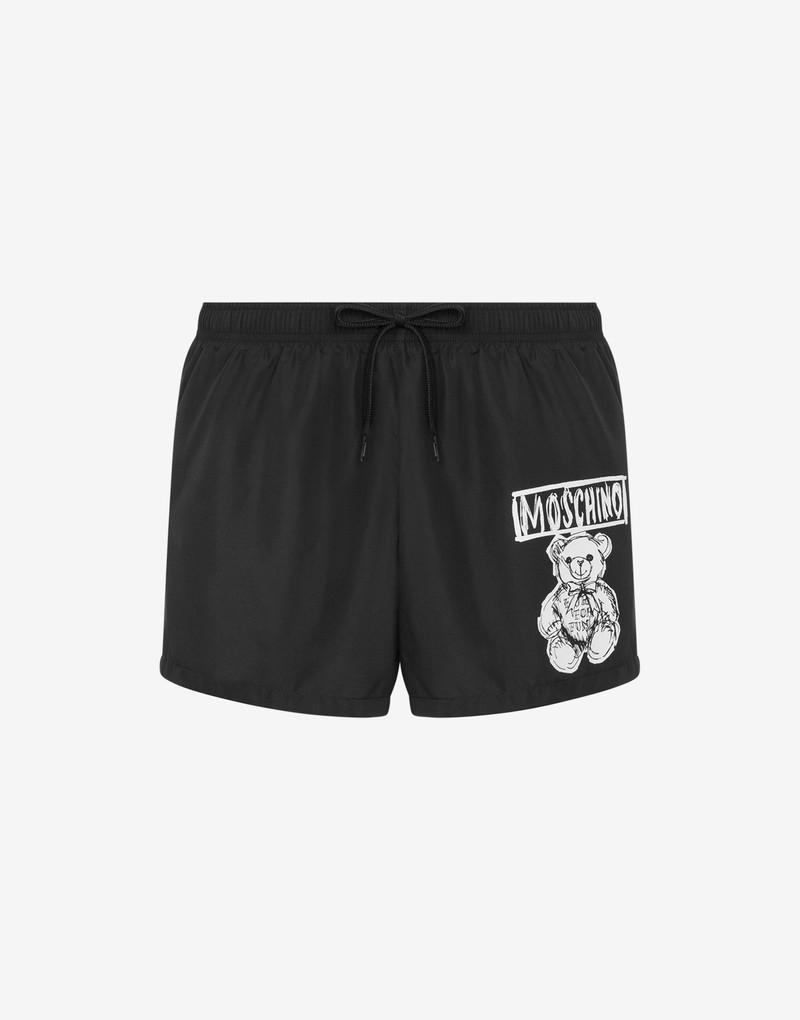 MOSCHINO TEDDY BEAR SWIM TRUNKS 1