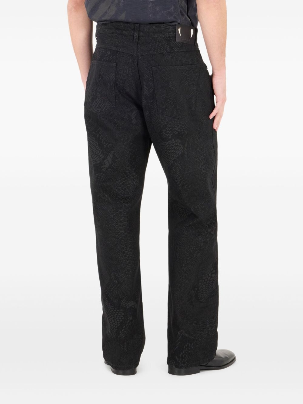 python-print trousers - 3