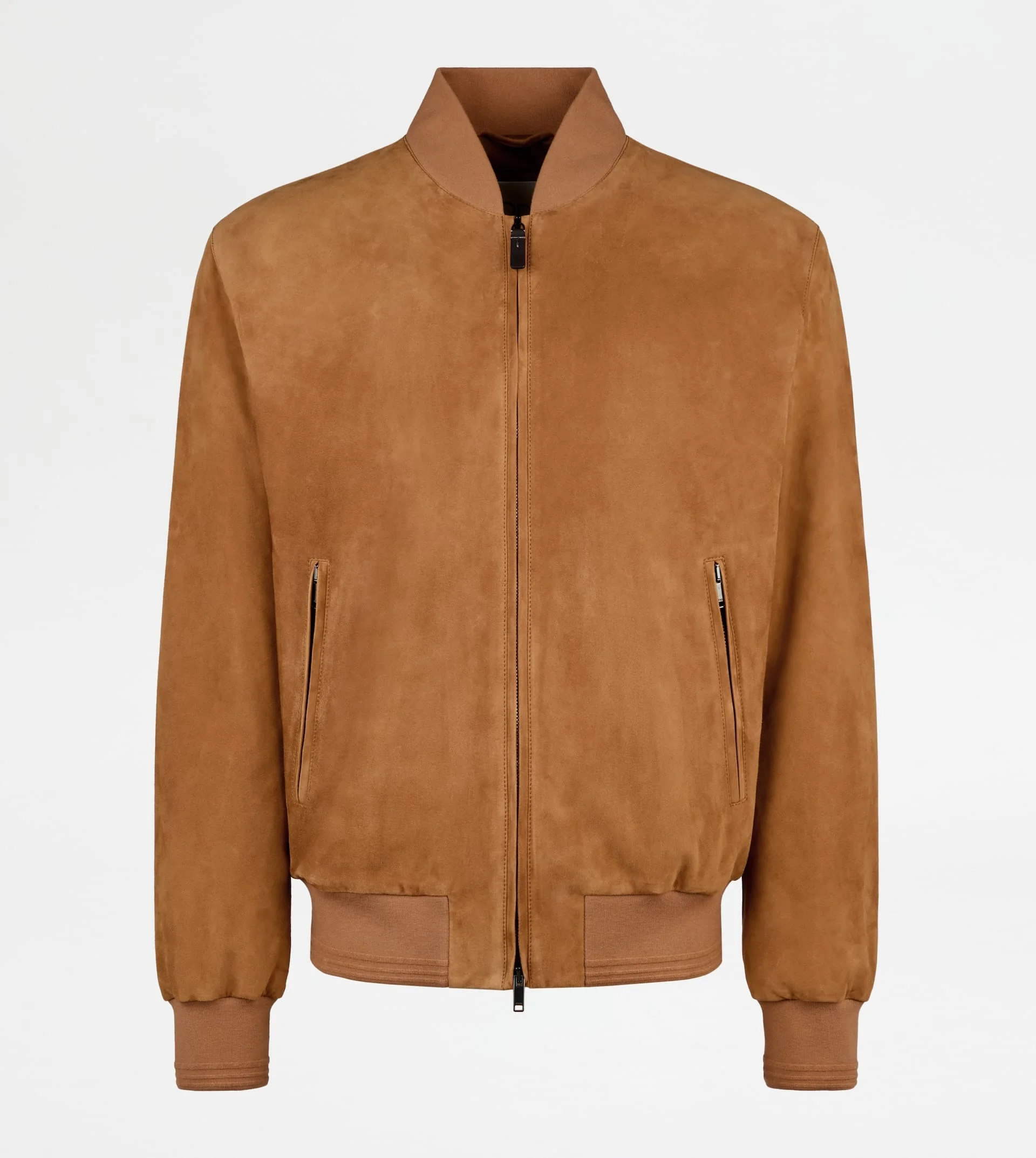 PASHMY BOMBER JACKET IN SUEDE - ORANGE - 1