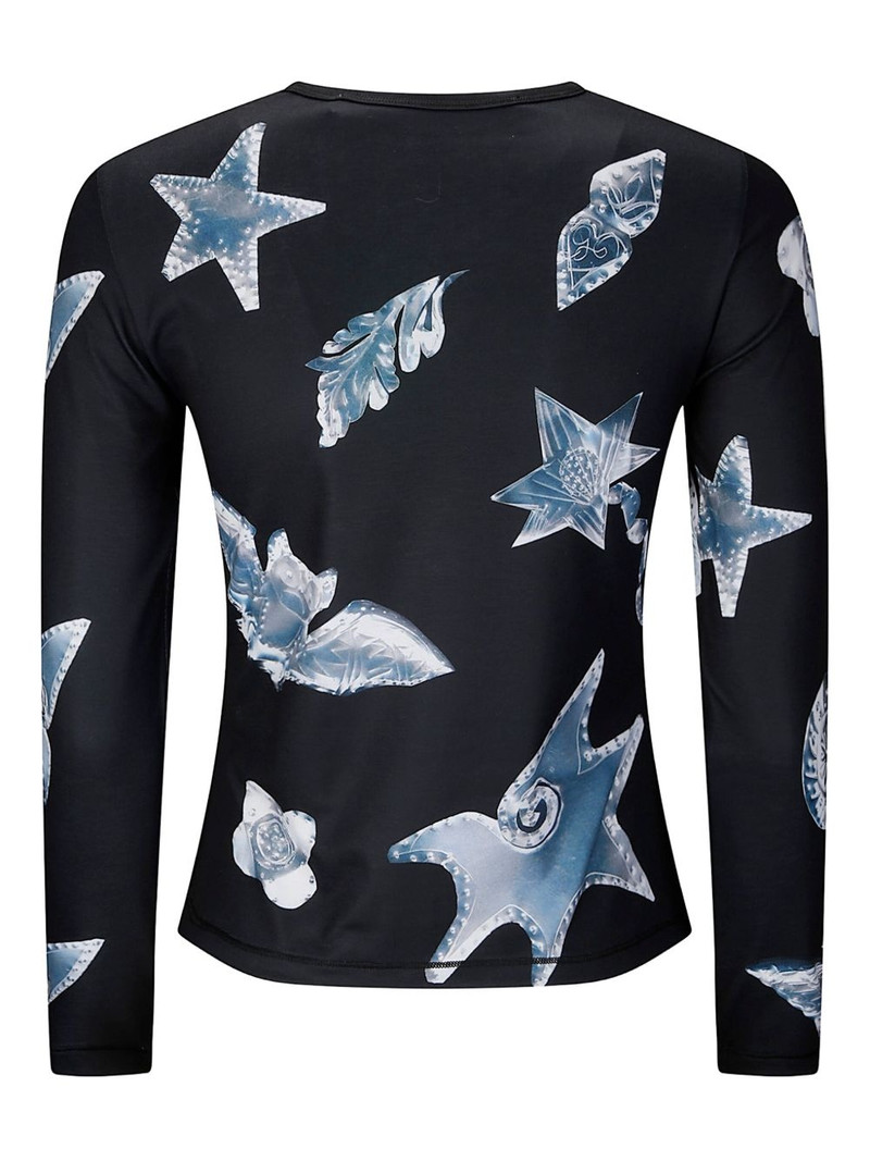 Chopova Lowena graphic-print long-sleeve top outlook