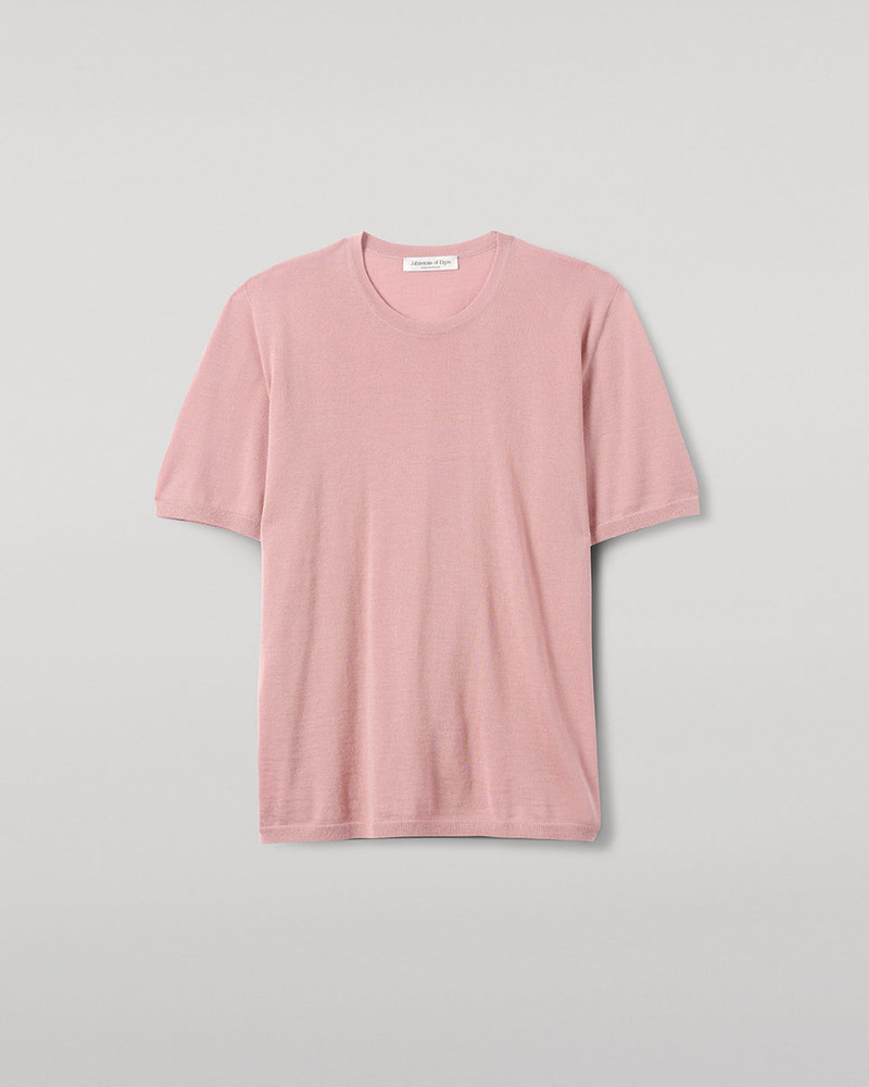 Pink Superfine Cashmere T-Shirt 1