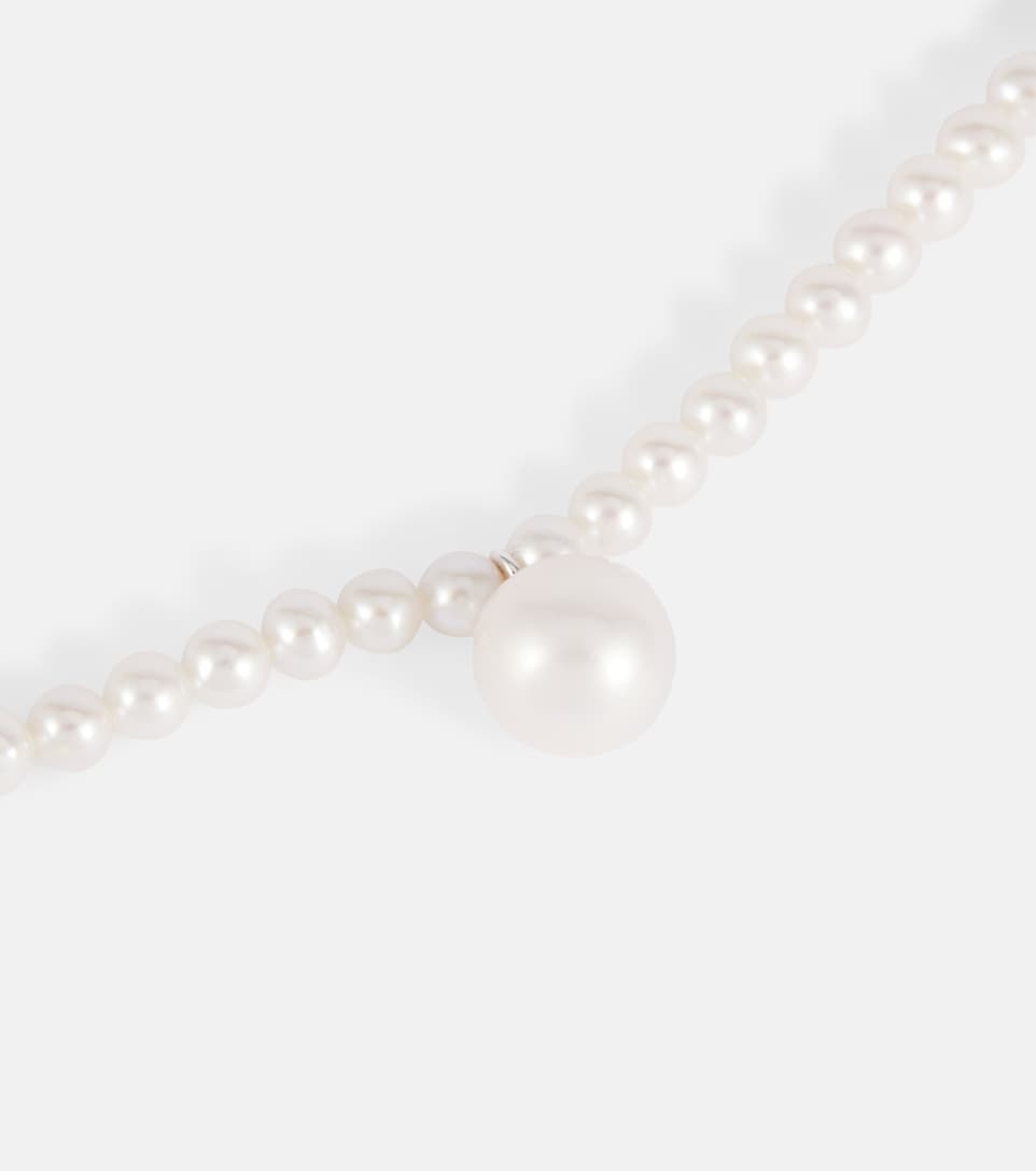 【Sophie Buhai】 Classiqueスターリングシルバー choker with f Sigrid Small sterling silver choker in silver - Sophie Buhai
