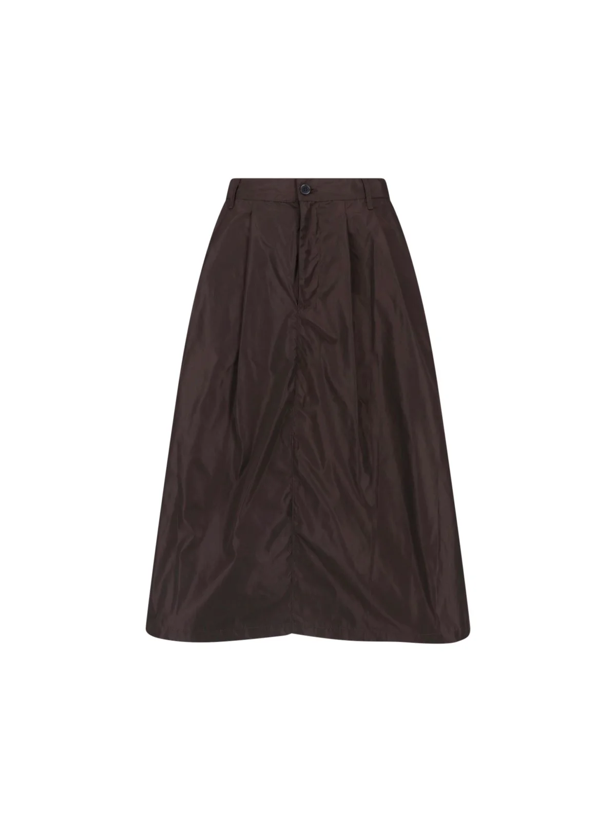 MIDI SKIRT IN TECHNICAL FABRIC - 1