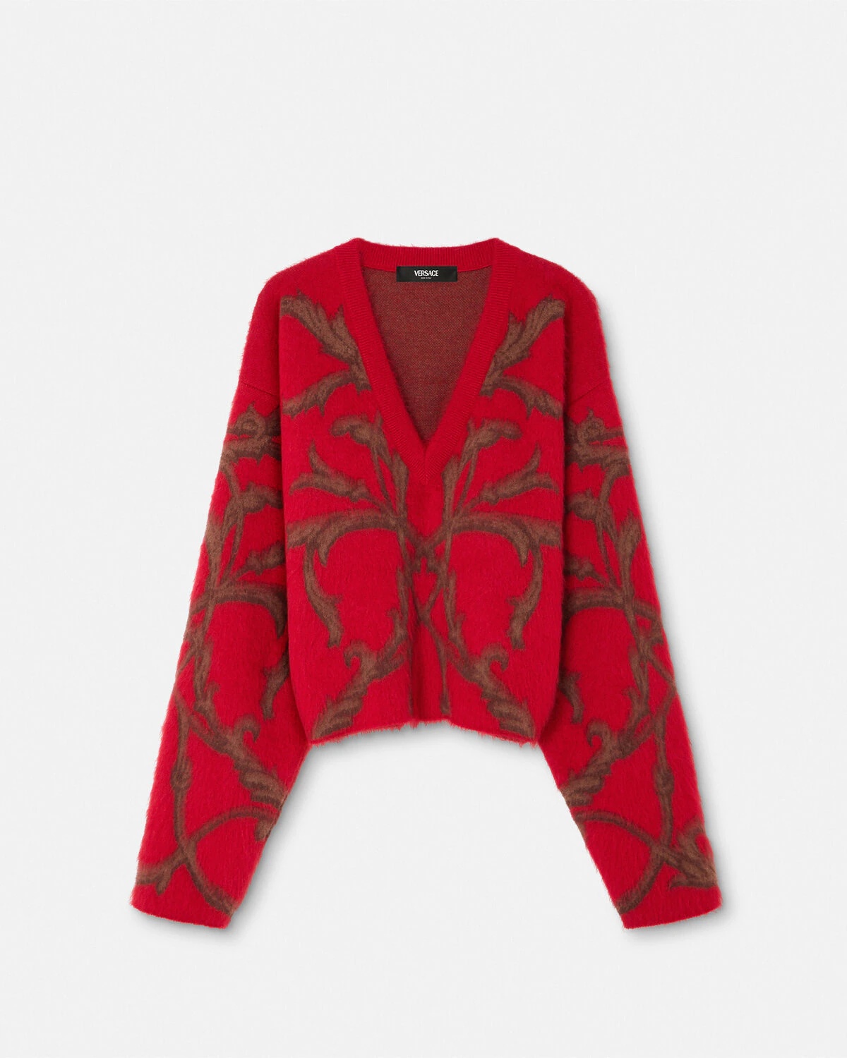 VERSACE Acanthus Leaves Mohair-Blend Sweater - 1017301