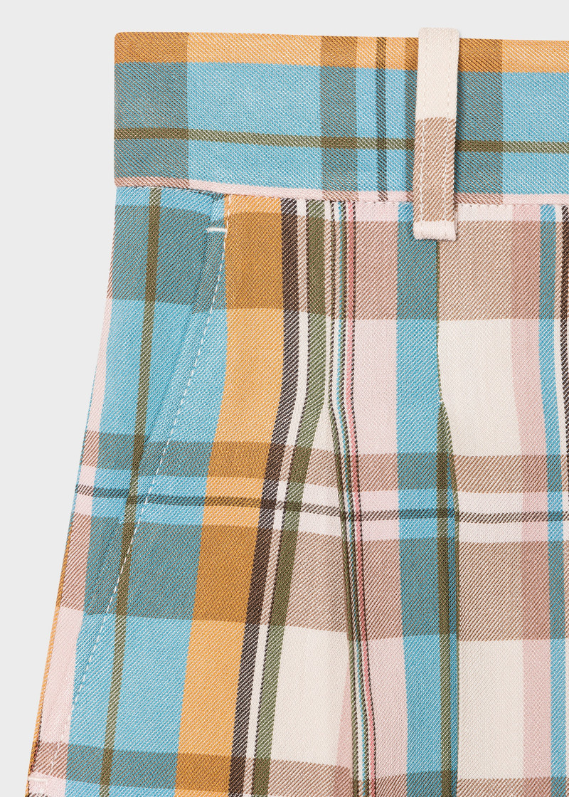 Paul Smith Multi Colour Check Shorts outlook