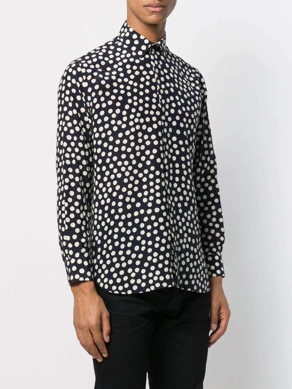 polka dot print shirt - 3