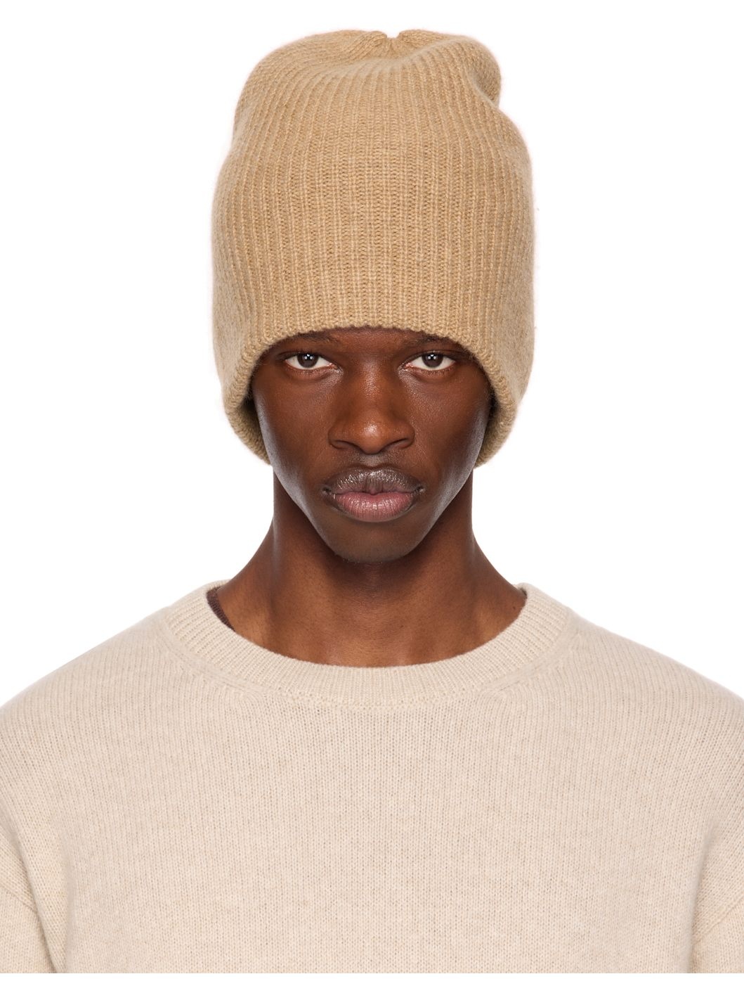Beige Watchman Beanie - 1