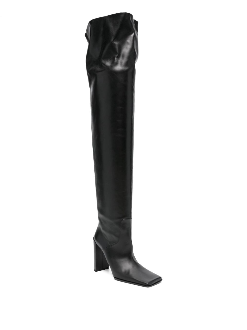 90mm square-toe knee-high boots - 2