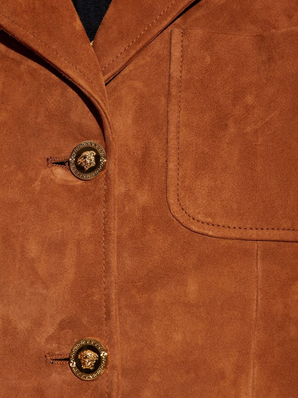 suede blazer - 5