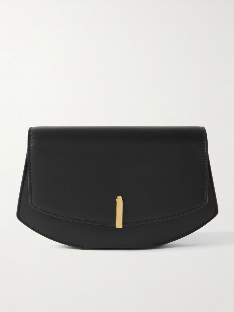 Florence leather clutch Black 1