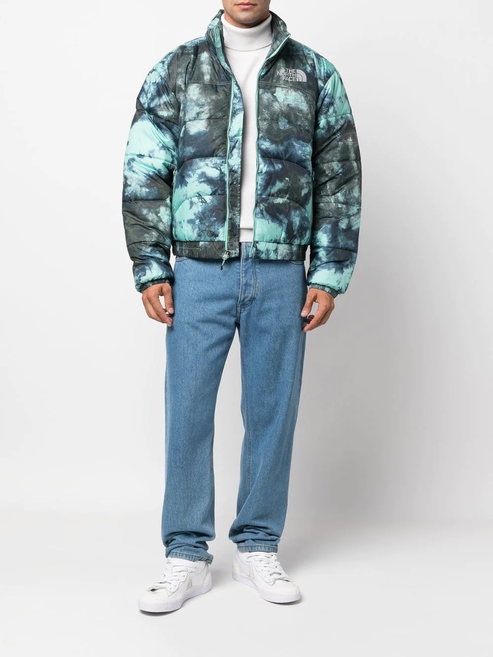 tie-dye print padded jacket - 2