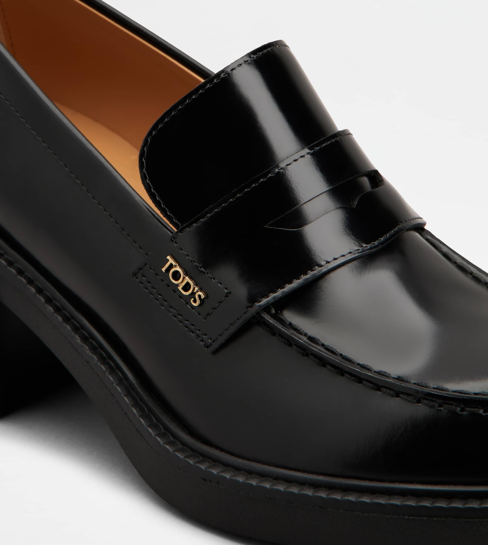 LOAFERS IN LEATHER - BLACK - 5