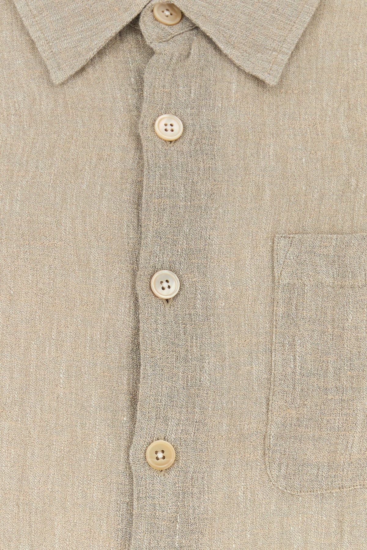 Our Legacy Cappuccino linen blend shirt | gebnegozionline