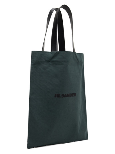 Jil Sander Blue Medium Book Tote outlook