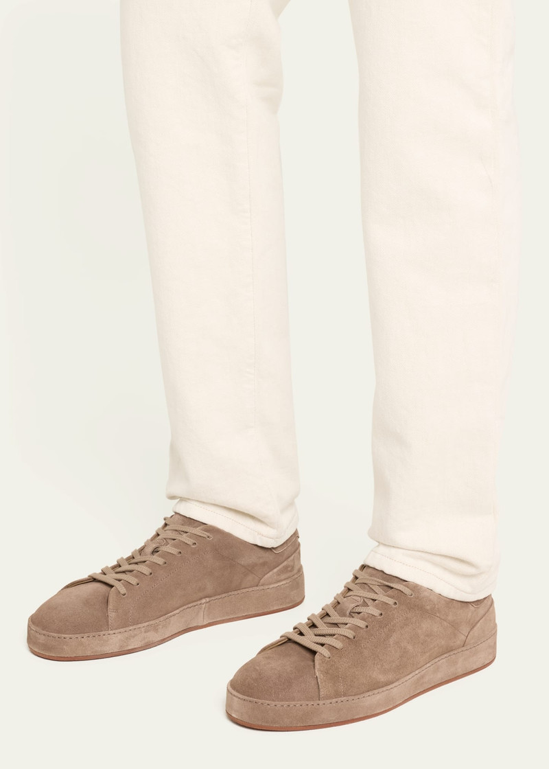 Men's Nuages Suede Low-Top Sneakers 2