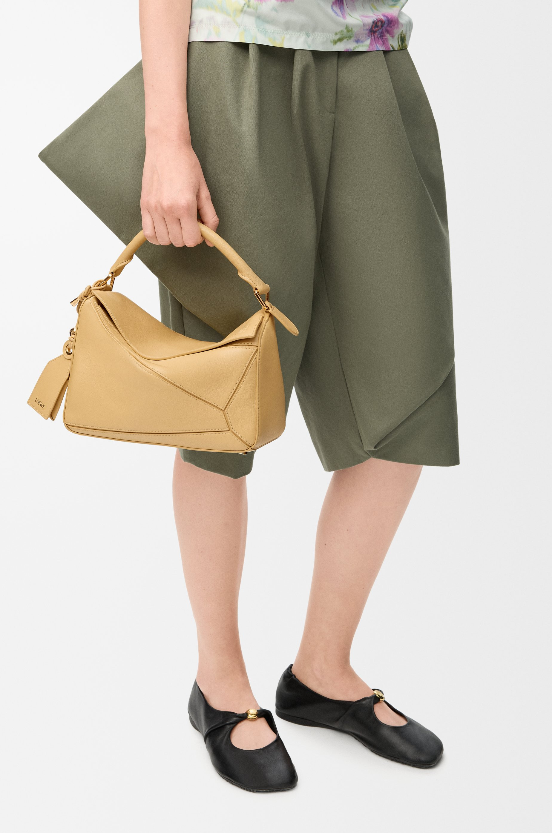 Small Featherlight Puzzle bag in nappa lambskin - 3