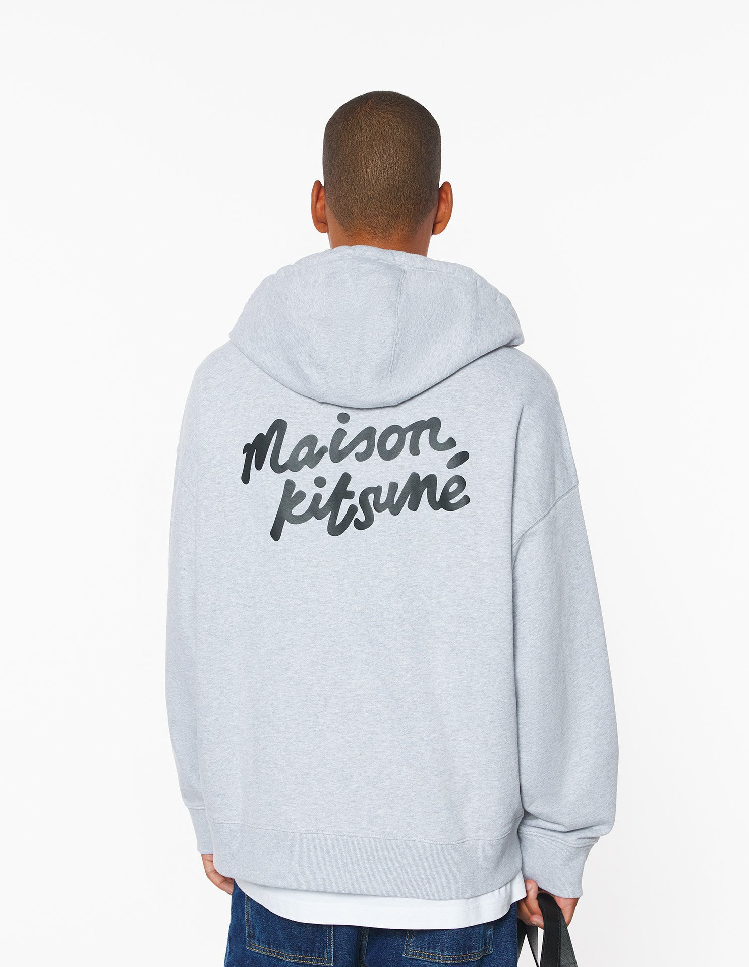 MAISON KITSUNE HANDWRITING OVERSIZE HOODIE - 6