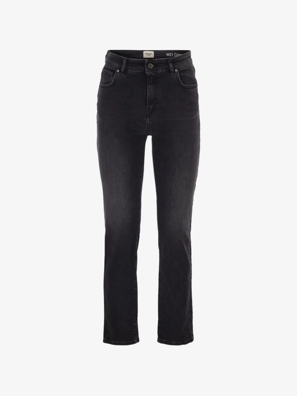 slim-fit faded-effect jeans - 1