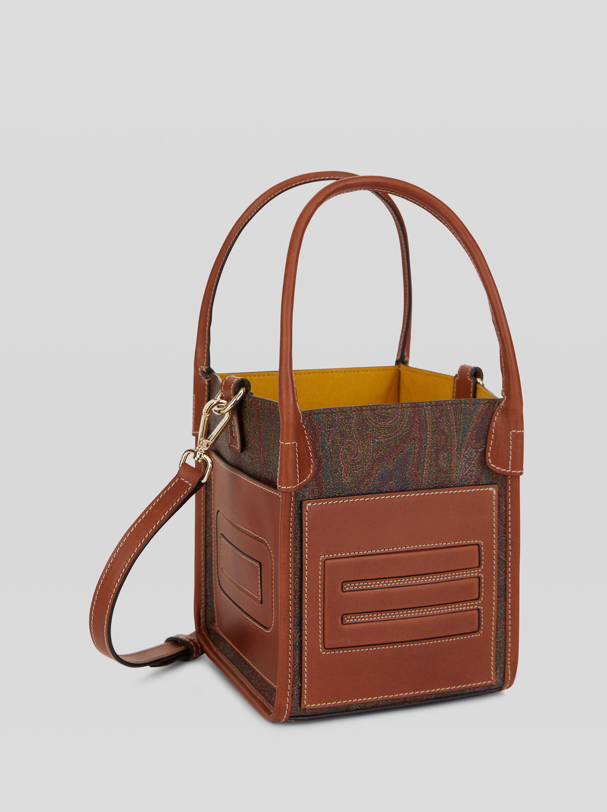 PAISLEY CUBE HANDBAG - 5
