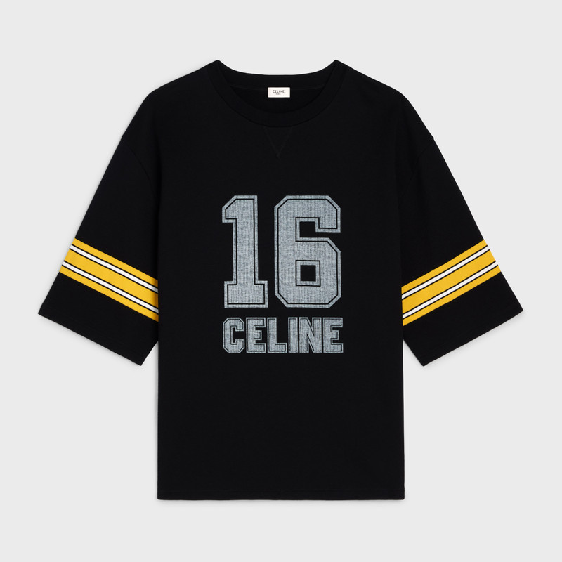 Oversized Celine 16 sweatshirt in cotton fleece 1