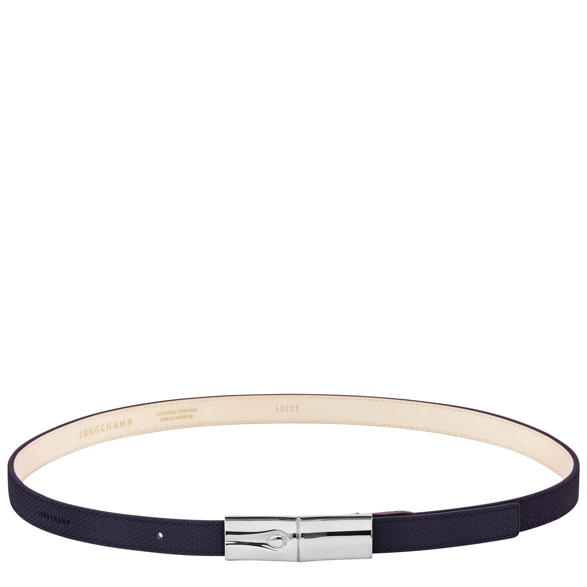 Roseau Ladies' belt Bilberry - Leather - 1