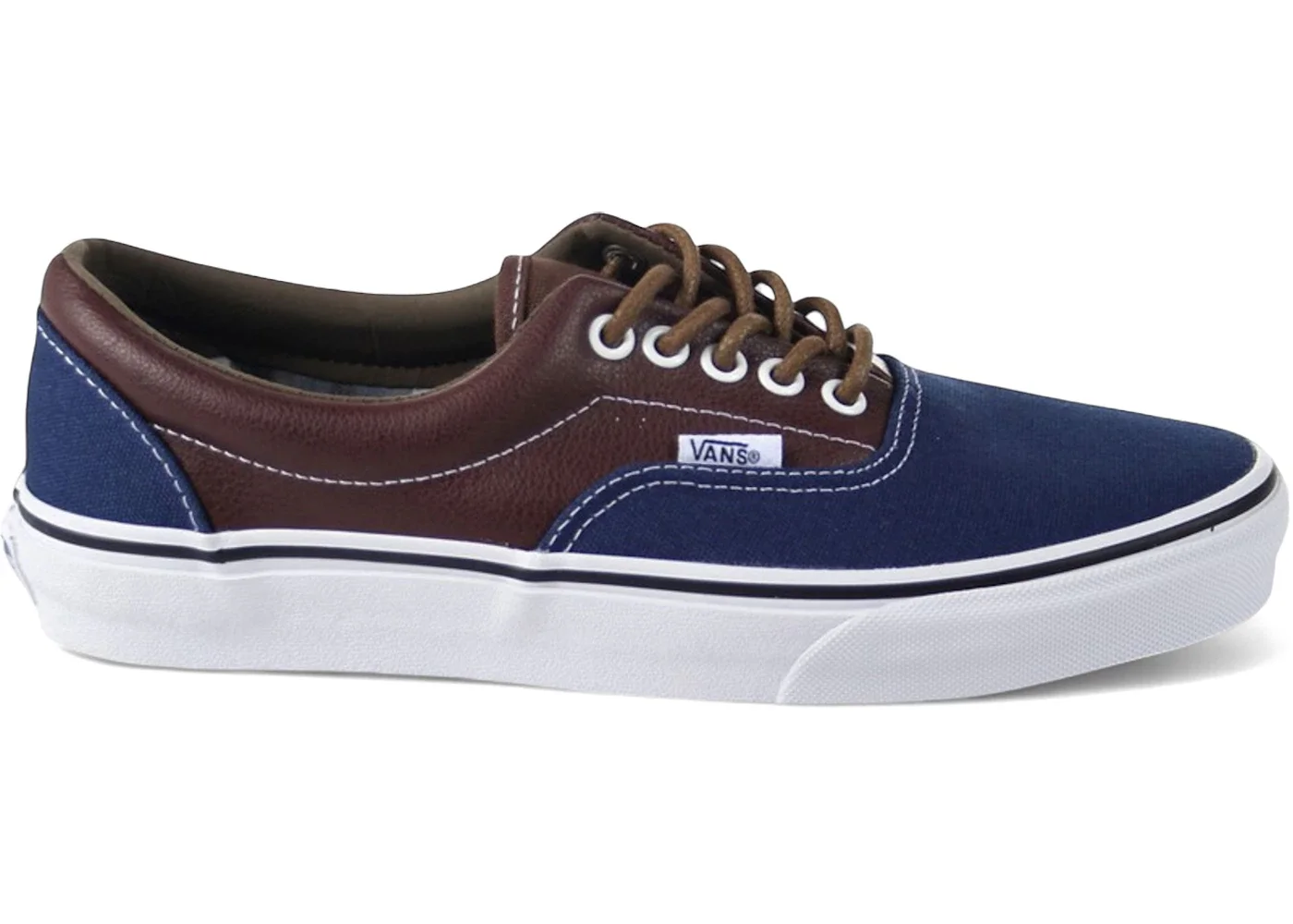Vans Era Leather Plaid Blue Estate Potting Soil - 1