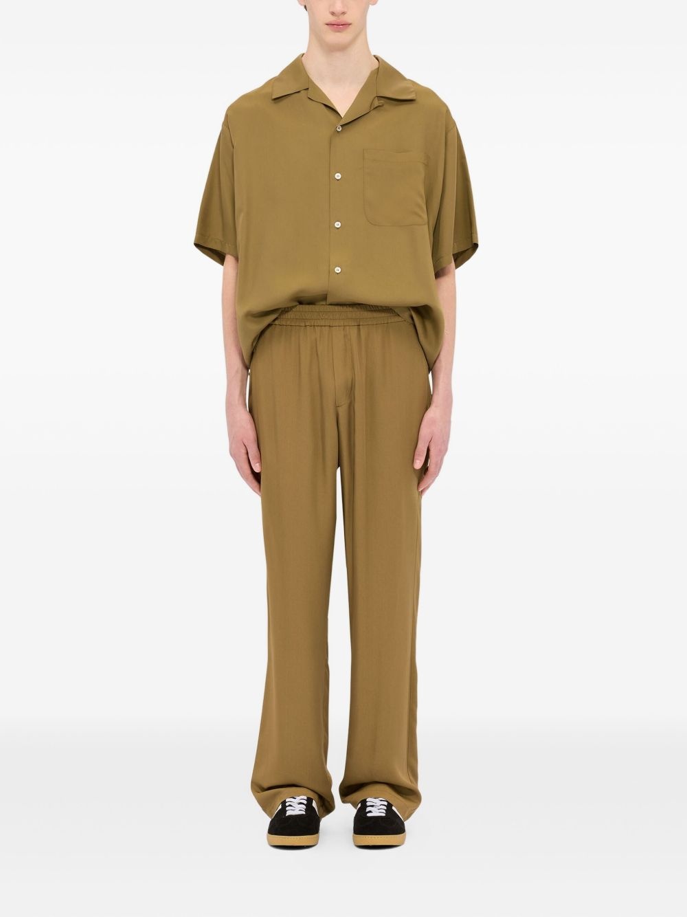 elasticated-waist trousers - 3