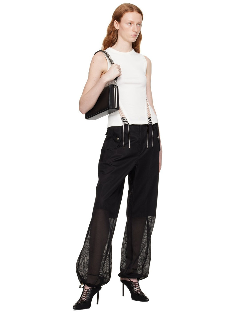 White Ribbed Tank Top 4