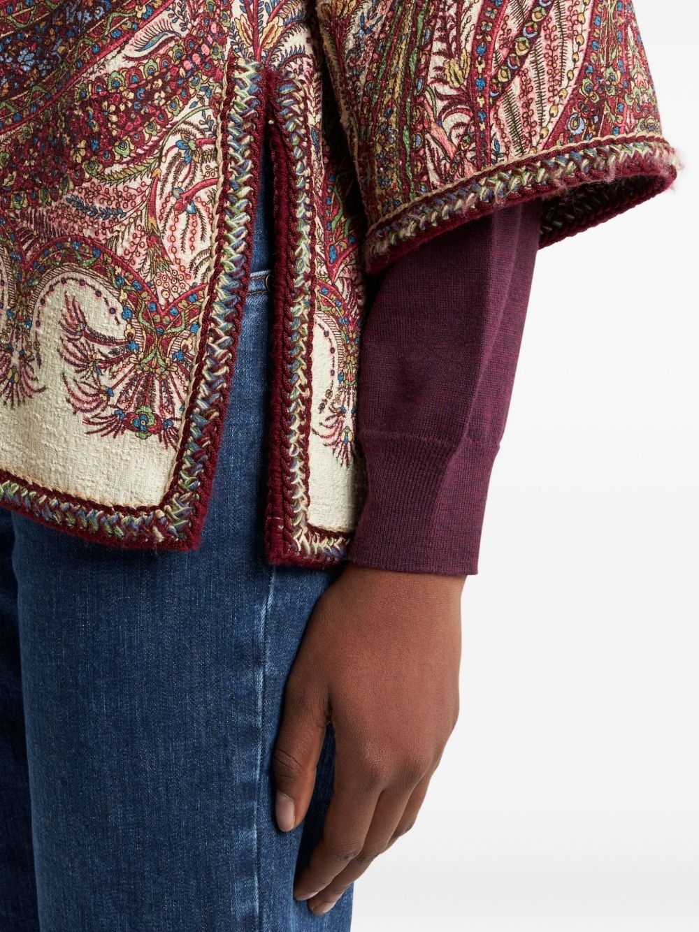 paisley-patterned top - 4