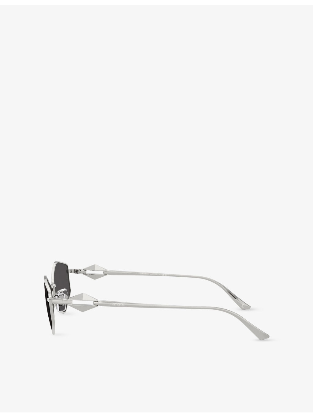 JC4017 Oval-Frame Metal Sunglasses - 3