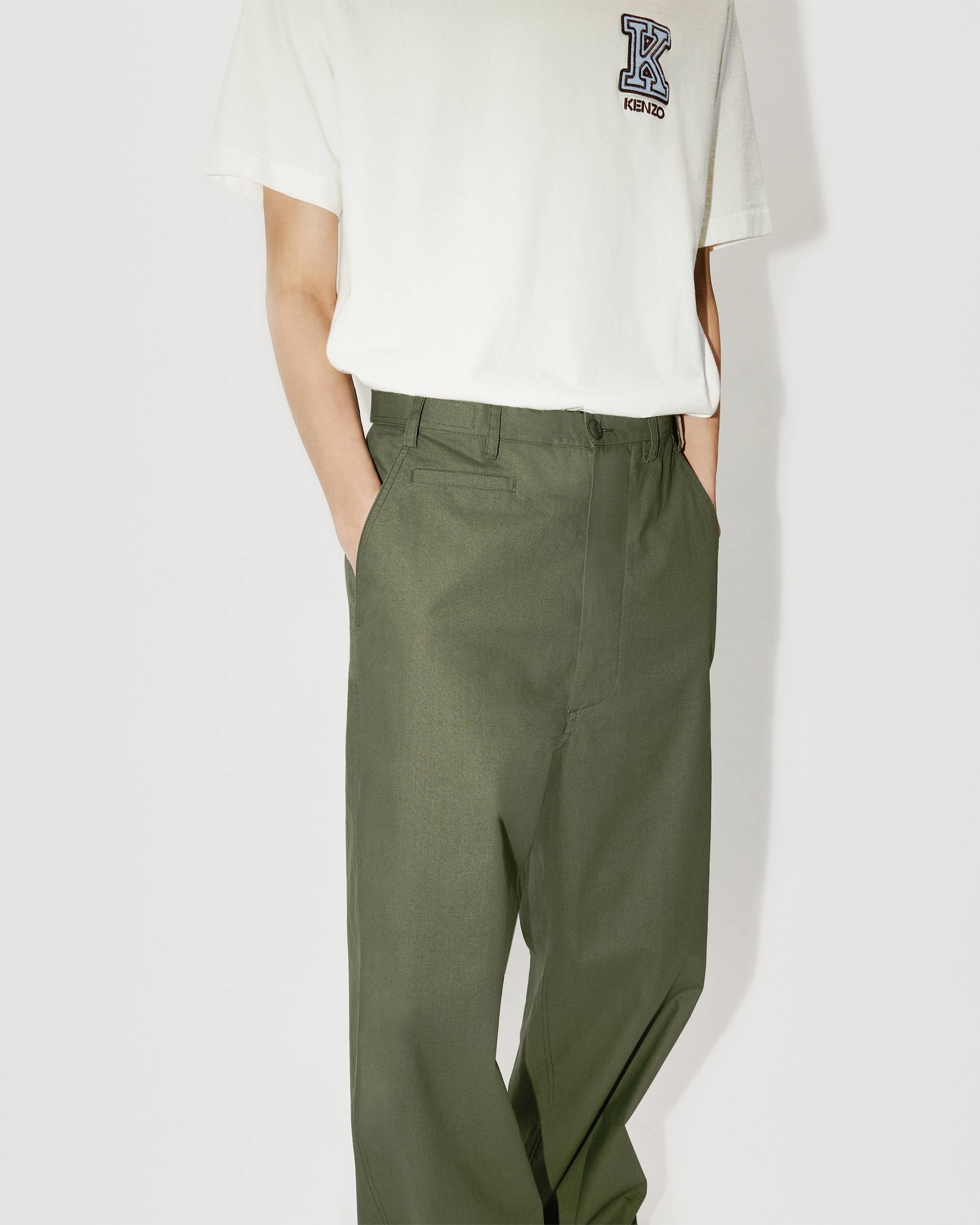 Straight-cut oversize trousers - 6