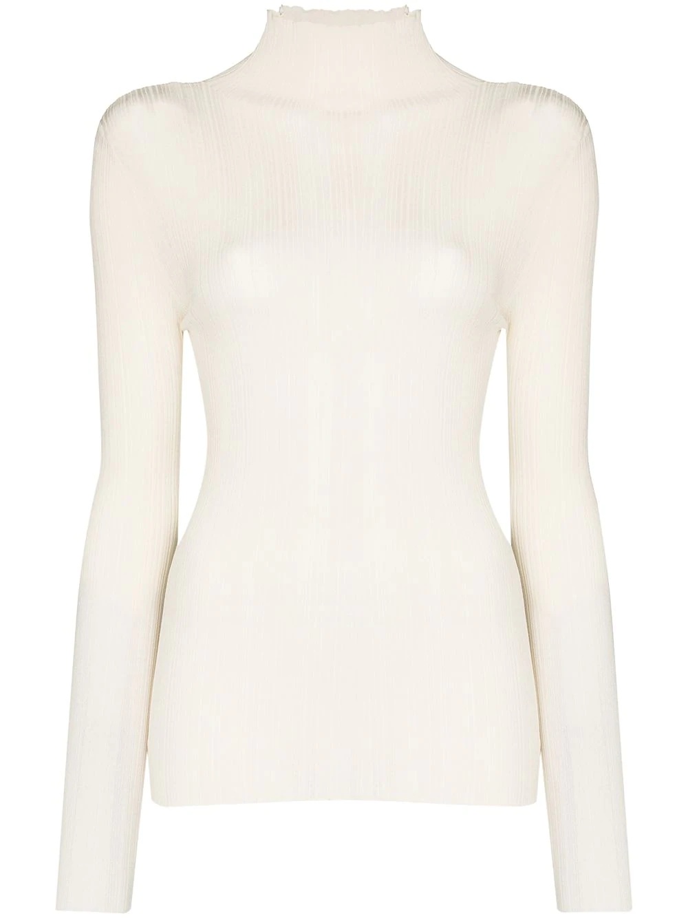 Narano ribbed-knit turtleneck top - 1