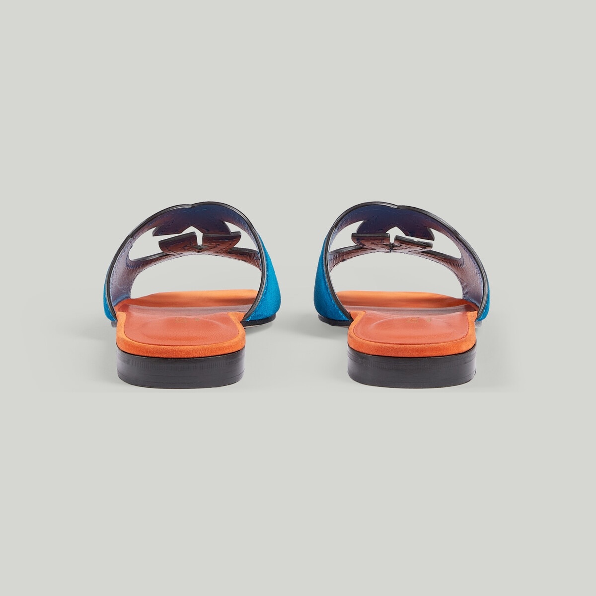 Women's Interlocking G cut-out slide sandal - 3