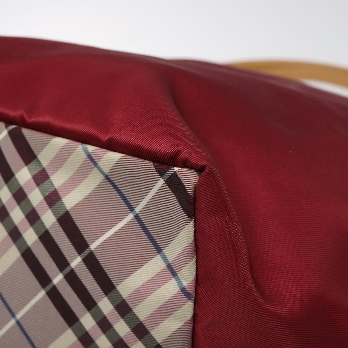 Burberry Blue Label Tote Bag Nylon Red - 10
