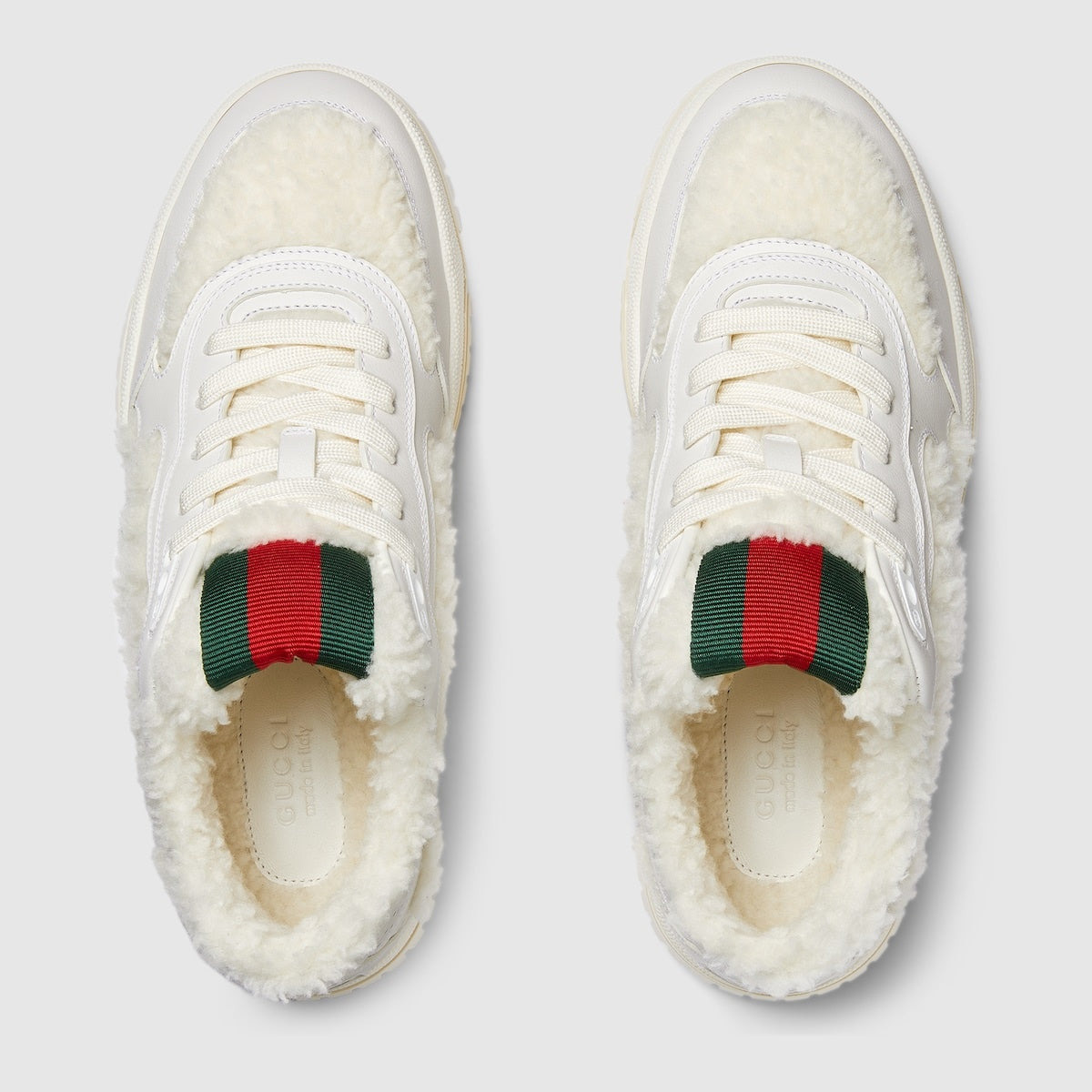 Gucci Re-Web Merino Wool Sneakers - 3