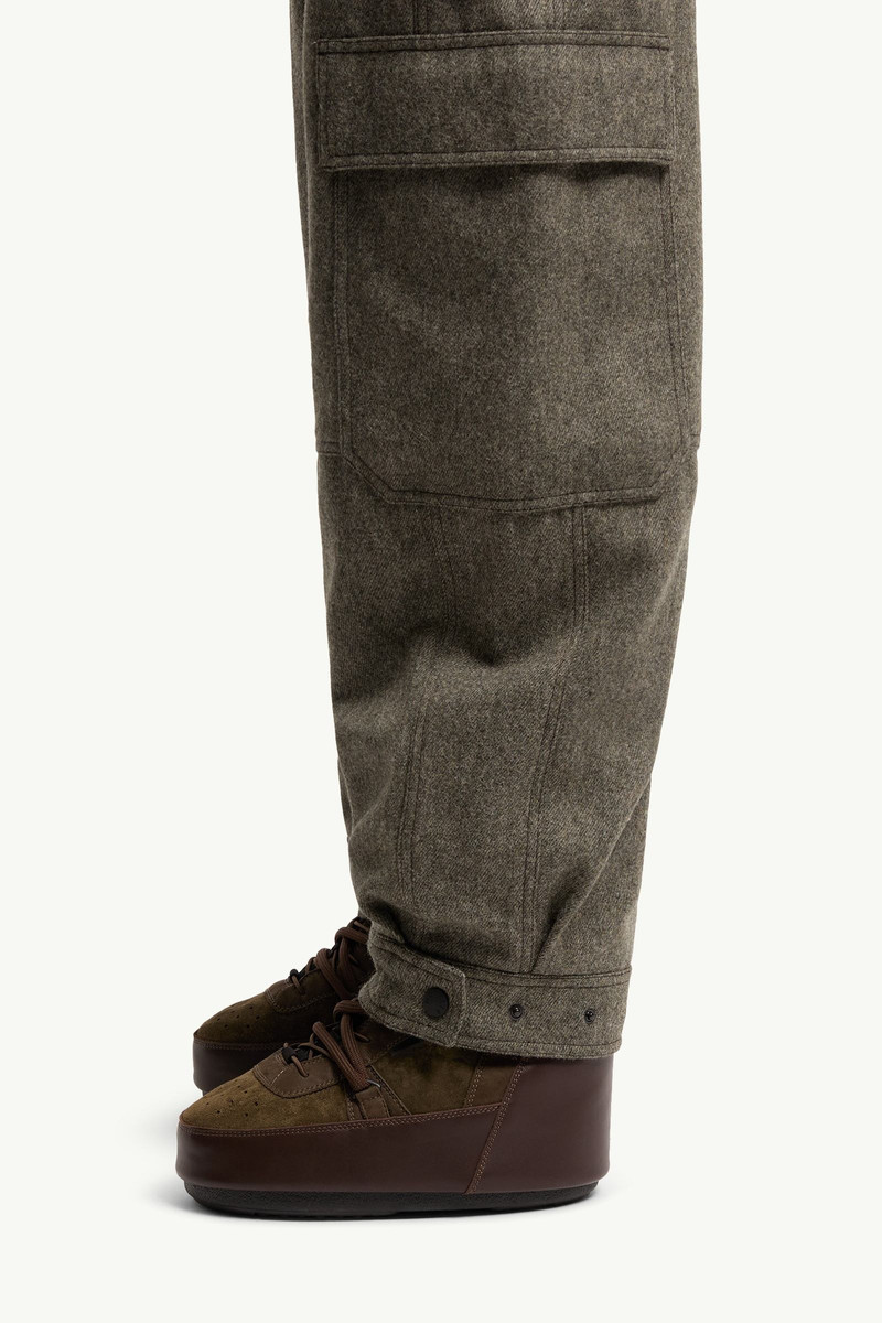 Wool Gabardine Cargo Pants 3