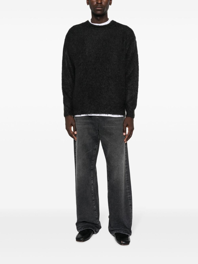 AURALEE fleece crew-neck jumper outlook