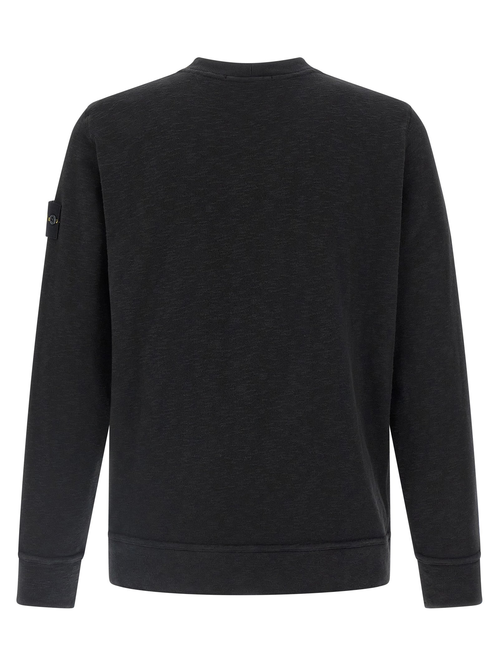 Cotton Sweatshirt Black - 2