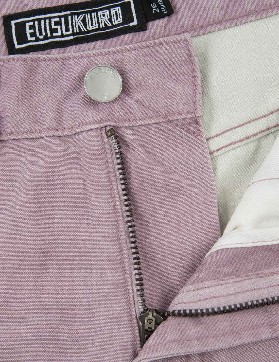 Pigment-dyed Shorts with Side Zippers - 10