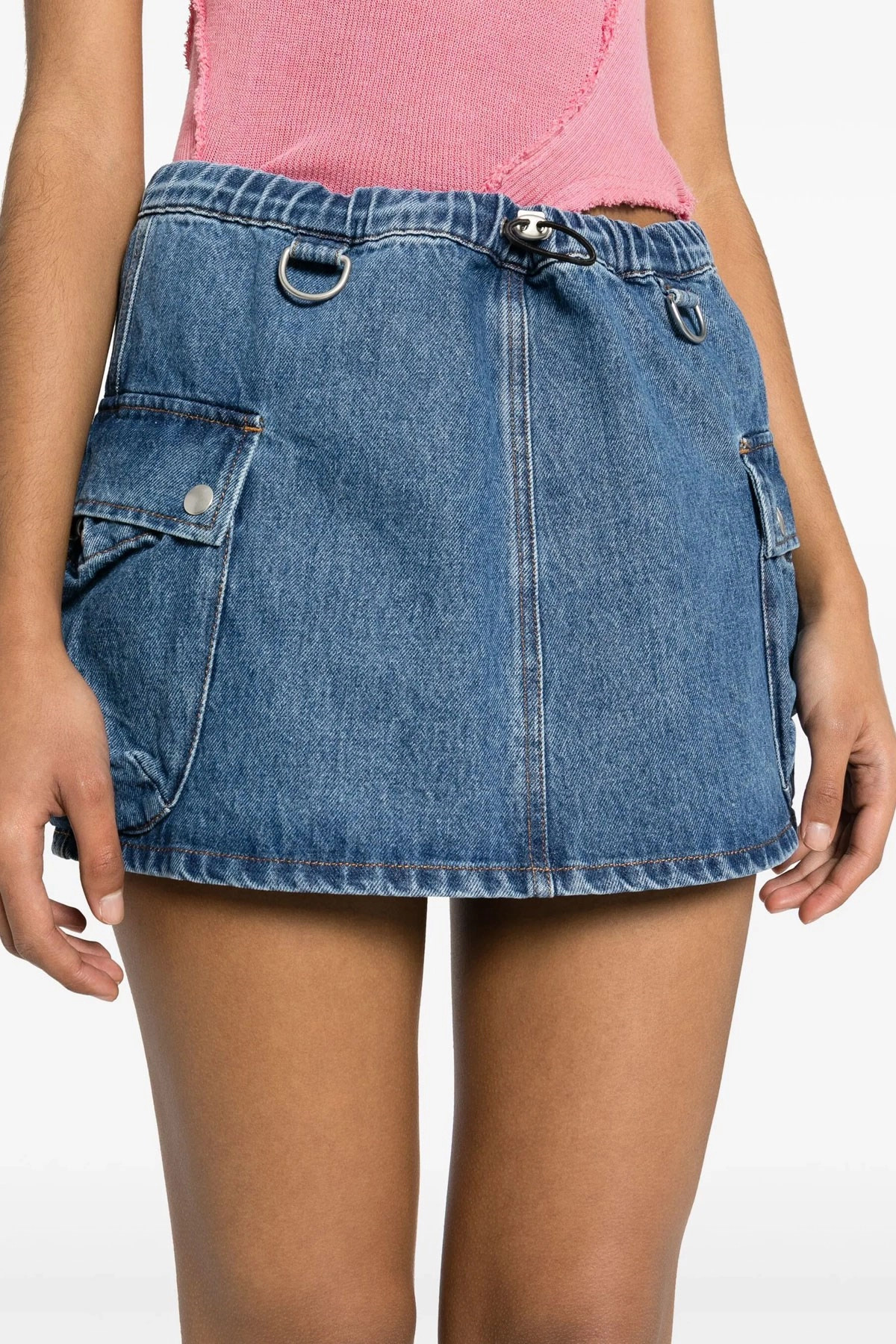 'Denim Cargo' skirt - 2